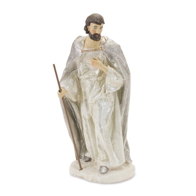 Modern Holy Family Nativity Figurines (Set of 3) For Sale - Image 3 of 6