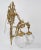 1950s Brass Dragon 2-Light Wall Sconce For Sale - Image 10 of 12