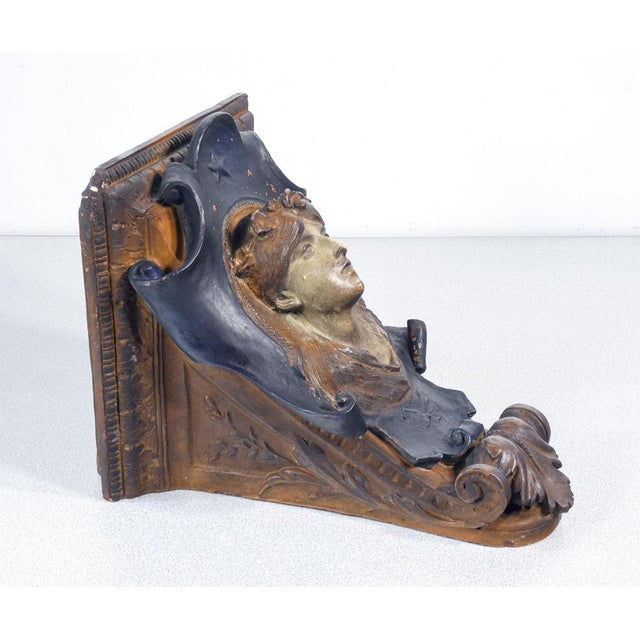 Sculpted Terracotta Shelf, 1800s For Sale - Image 4 of 18