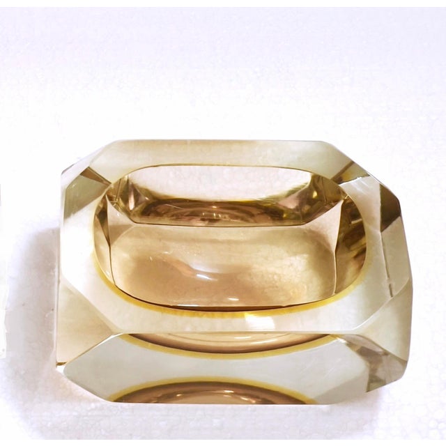 Vintage Murano Sommerso Glass Ashtray by Bucella Cristalli, 1960s For Sale - Image 10 of 18