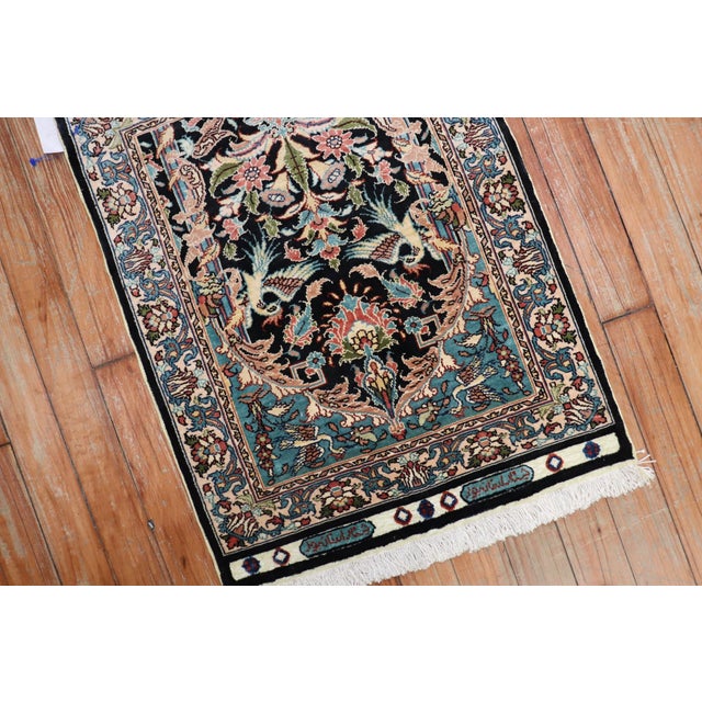 Superfine Turkish Keyseri Signed Silk Rug no. j2069 For Sale In New York - Image 6 of 6