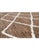 Brown Brown & White Modern Wool Rug For Sale - Image 8 of 9