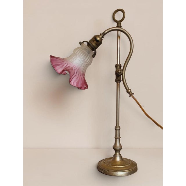 Art Deco Gooseneck Desk Lamp, France, 1930s For Sale - Image 6 of 12