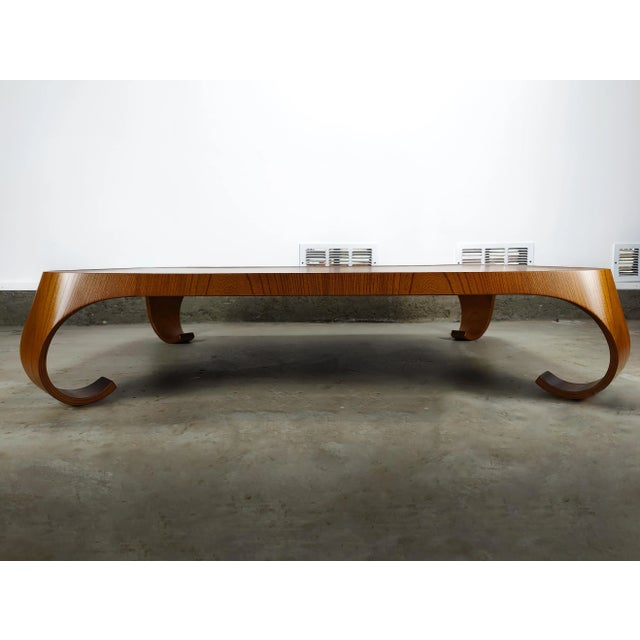 Tendo Mokko 1960s Japanese Modern Coffee Table by Isamu Kenmochi for Tendo Mokko For Sale - Image 4 of 9