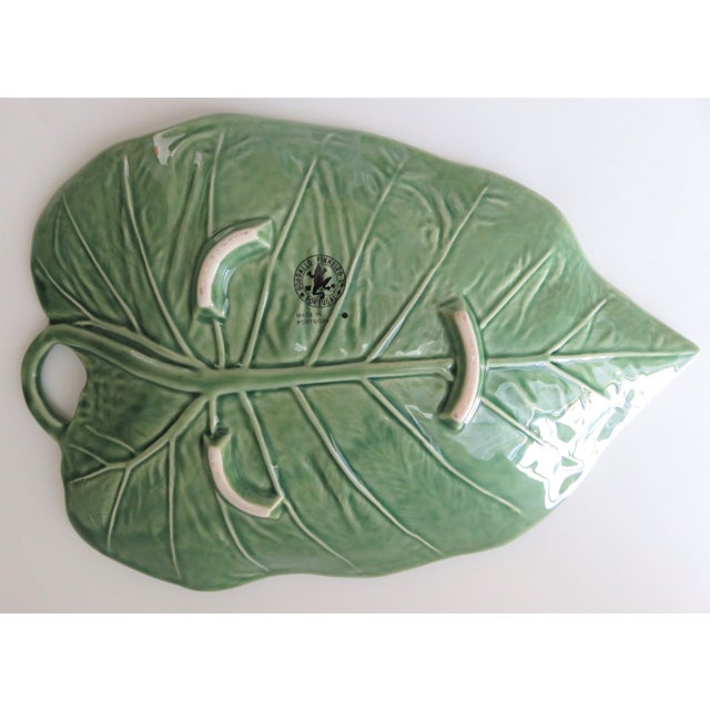 Vintage Large Serving Dish Portugal by Bordallo Pinheiro Cabbageware