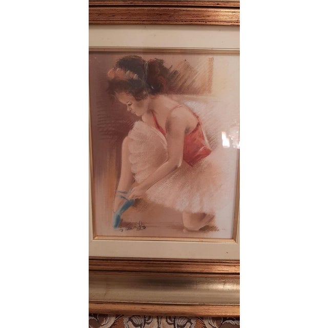 Pittis, Couple of Dancers, 1983, Oil on Canvases, Framed, Set of 2 For Sale - Image 18 of 18