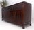 Asian Mid Century Modern Carved 4 Doors 3 Drawers Credenza Dark Solid Teak MINT For Sale - Image 6 of 16