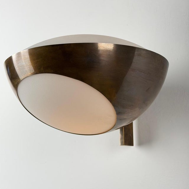 Model 1963 Brass Wall Lights by Max Ingrand for Fontana Arte, 1960s, Set of 2 For Sale - Image 13 of 18