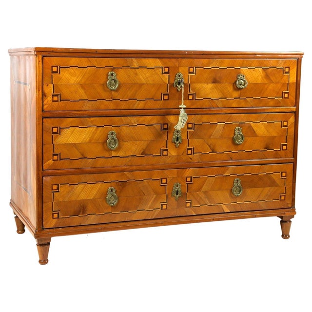 Josephinism Period Cherry Chest of Drawers, Austria, 1790 For Sale - Image 17 of 17