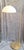 Vintage Adjustable Floor Lamp with Brass Frame and White Plastic Shade by Fischer & Honsel, 2000s For Sale - Image 3 of 8