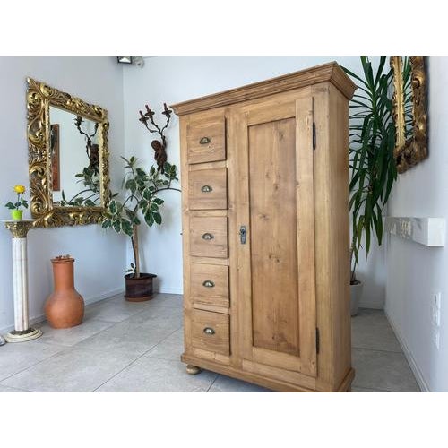 Biedermeier Rustic Bread Cupboard For Sale - Image 6 of 12