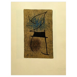 Joan Miro, Femmes: Planche III, Original Lithograph, 1965 For Sale