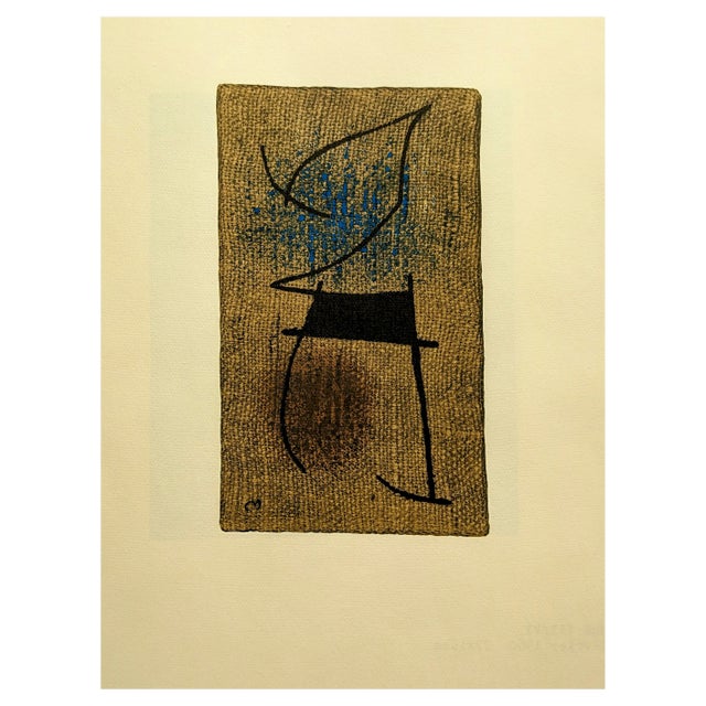 Joan Miro, Femmes: Planche III, Original Lithograph, 1965 For Sale