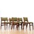 Wood Set of Six Danish Modern Dining Chairs by Dyrlund Furniture For Sale - Image 7 of 12