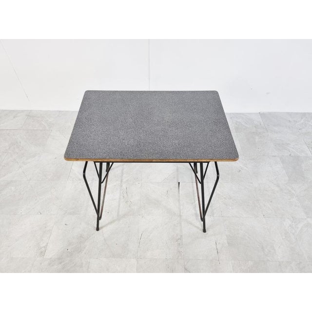 Vintage Desk by Willy Van Der Meeren for Tubax, 1950s For Sale - Image 4 of 12