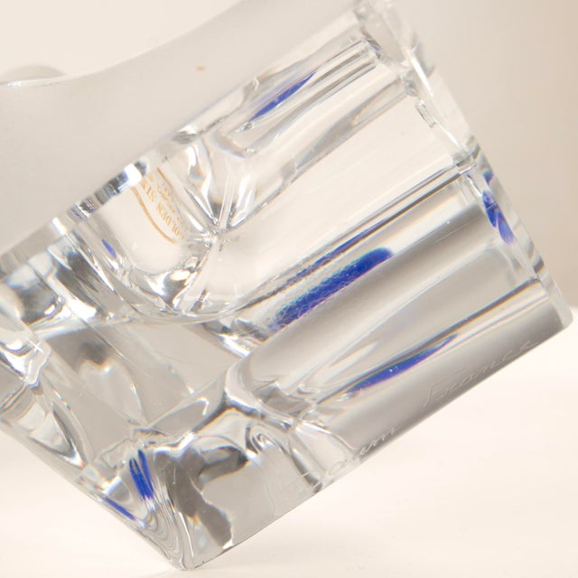 Blue Sculptural Roc Vide-Poche from Daum, 1980 For Sale - Image 8 of 18