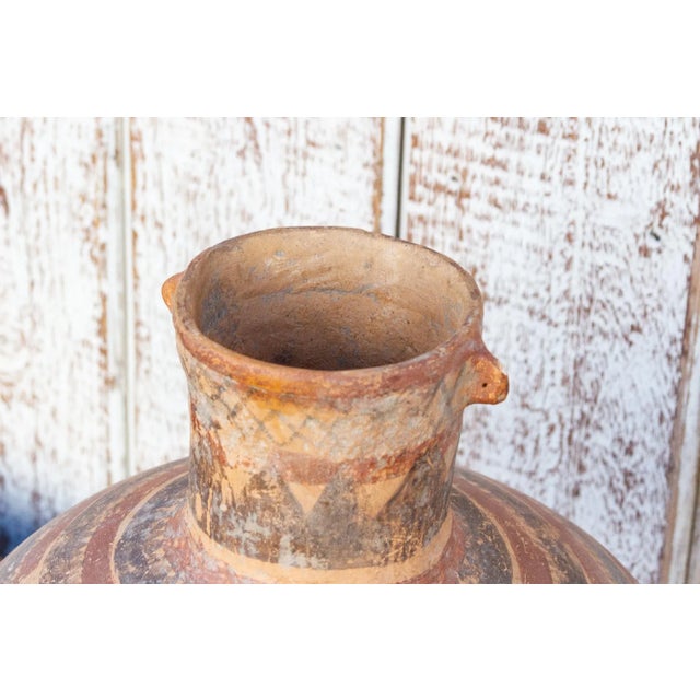 Chinese Antique Decorated Earthenware Water Jug For Sale - Image 3 of 10