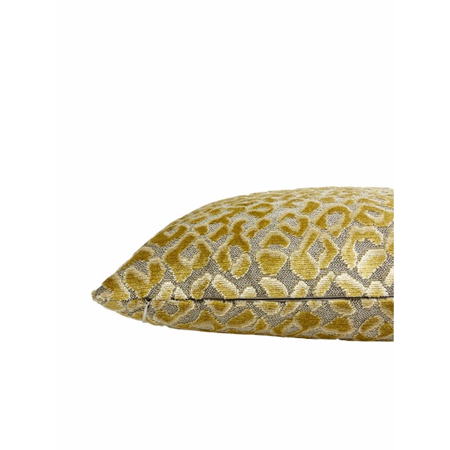 This stunning gold and cream leopard print pillow cover has it all. It's luxurious, beautiful, and has ample texture. The...
