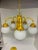 Hollywood Regency Faux Bamboo Chandelier For Sale - Image 4 of 13