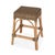 Robias 24.5 in. Seat Height Rectangular Rattan and Mendong Grass Counter Stool, Khaki Brown For Sale In Chicago - Image 6 of 6