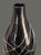 Mid Century Modern Art Glass Black & White Drip String Pattern Vase 19'' For Sale - Image 6 of 9