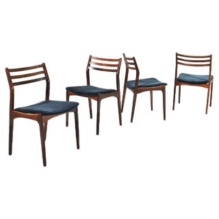 Danish Chairs by J. Andersen, 1960s, Set of 4 For Sale
