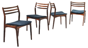 Danish Chairs by J. Andersen, 1960s, Set of 4