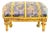 French Louis XVI Giltwood Ottoman For Sale