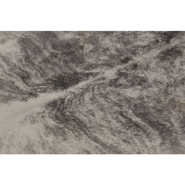 2010s Rug & Kilim’s Large Cowhide Rug in Light Gray and Cream Tones For Sale - Image 5 of 9