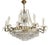 Crystal Chandelier with 14 Bulbs For Sale