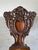 Renaissance Early 20th Century Stickley and Brandt Carved Oak Renaissance Style Side Chair For Sale - Image 3 of 12