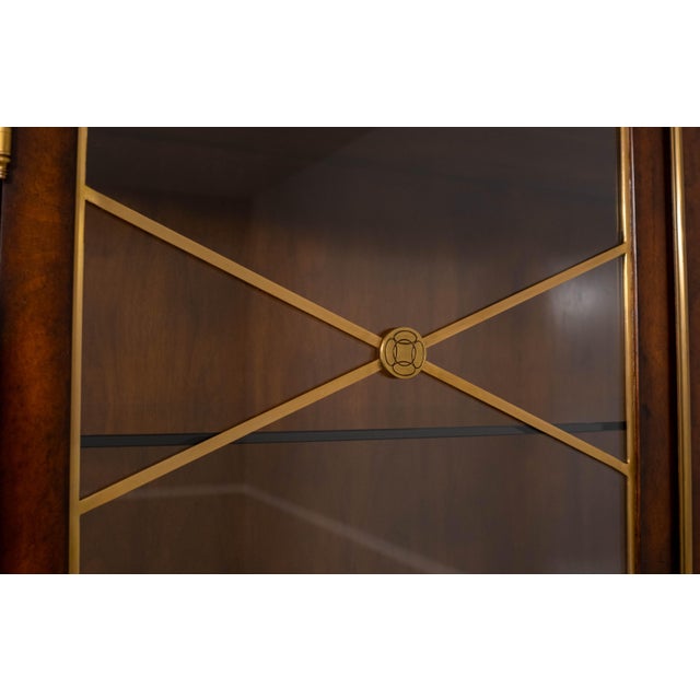 Hickory White Regency Style Mahogany China Display Cabinet For Sale - Image 14 of 18