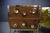 Pair of Luxurious Brown Bedside Tables With Glass & Brass For Sale - Image 9 of 12