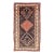 Antique Persian Tribal Shiraz in Wool With Tribal Medallion Design 4'9 X 9'2 For Sale