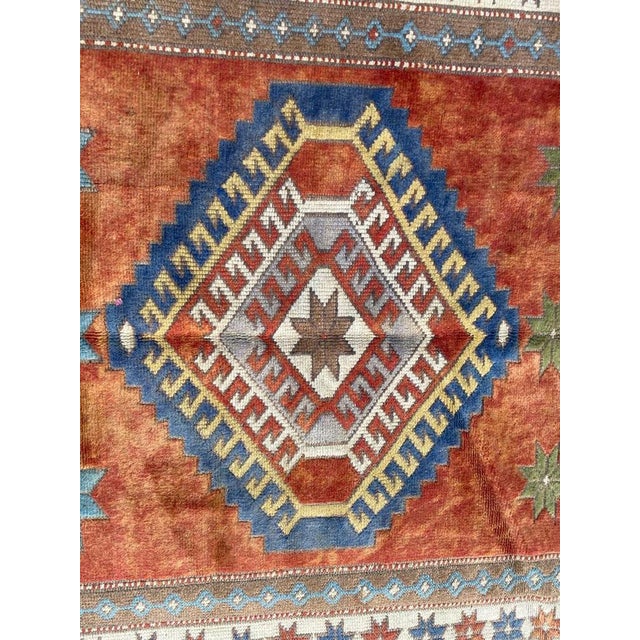 Vintage Turkish Kars Rug, 1970s For Sale - Image 6 of 18
