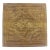 Vintage Carved Wood Box, Square Lidded Wooden Carving Floral For Sale