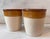Set of 5 Vintage Brown Band Crock Cups For Sale In Austin - Image 6 of 8