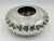Mexican 1960s Los Castillo Taxco Mexican Modernist Silver Plate Copper Sculptural Bowl For Sale - Image 3 of 18