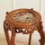 Baroque Wilhelminian Floral Column Side Table with Marble Top, 1880s For Sale - Image 3 of 13