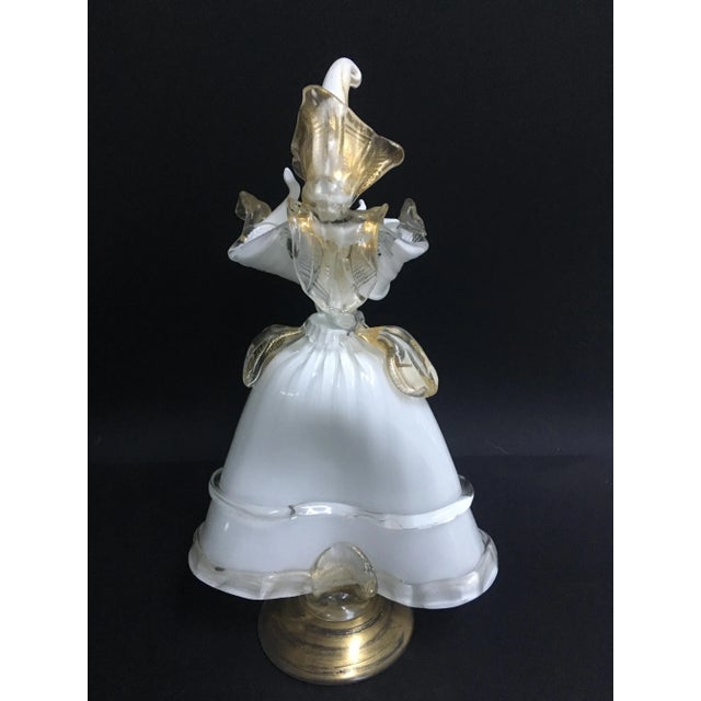 Masked Dancers Statues from Cesare Toso, Set of 2 For Sale - Image 6 of 11