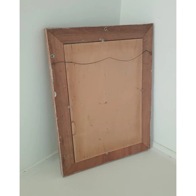 Vintage Bamboo Wall Mirror For Sale - Image 10 of 12