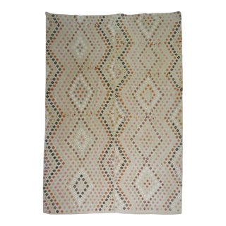 Vintage Turkish Jajim - 7'8" x 10'6" For Sale