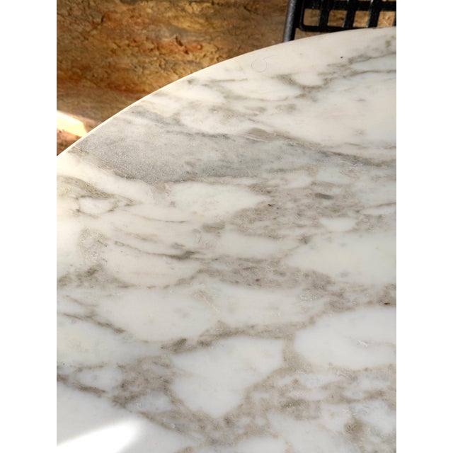 1980s Early Production Knoll Saarinen Tulip Top with Marble Top For Sale - Image 12 of 17