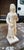 19th century white marble sculpture by A. Michelot, Young Bohemian Woman with Tambourine, Height: 39 cm, Length and Width:...