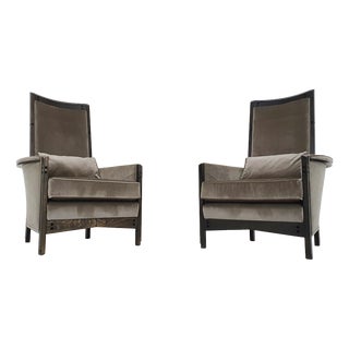 63970 Lounge Chairs by Umberto Asnago for Giorgetti Peggy, Italy, 1990s, Set of 2 For Sale