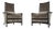63970 Lounge Chairs by Umberto Asnago for Giorgetti Peggy, Italy, 1990s, Set of 2 For Sale