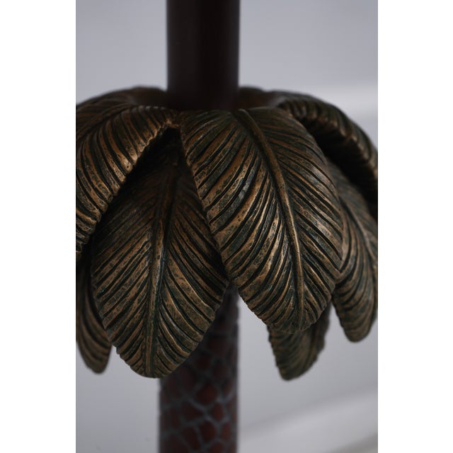 1980s Palm Tree & Monkey Floor Lamps With Shades - a Pair For Sale - Image 10 of 13