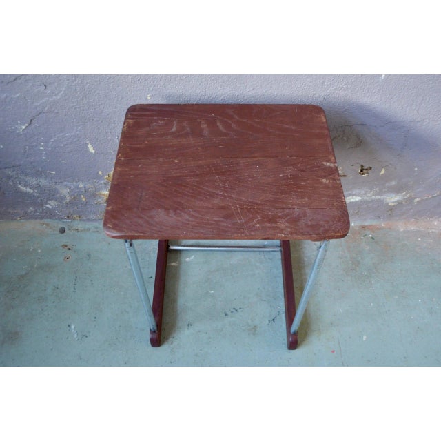 Wood Bauhaus Console Table, 1940s For Sale - Image 7 of 11