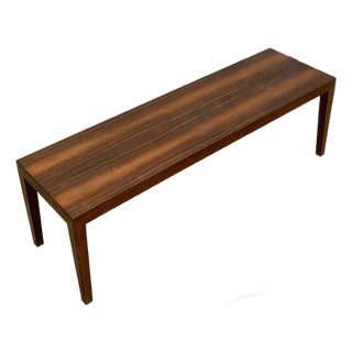 Severin Hansen Rosewood Side Table for Haslev Mobelfabrik, Denmark 1960's For Sale