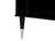 Art Deco Sideboard in Black High-Gloss Lacquer with Chrome Sabots and Chrome Fittings, 1940s, in Restored conditions....
